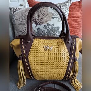 Sharif Leather Shoulder/HandBag EUC